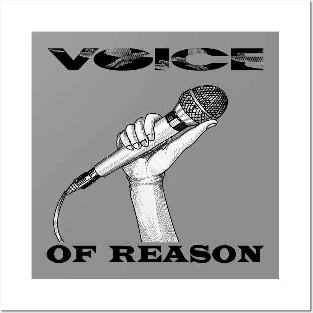 voice of reason Wall Art by sino shop